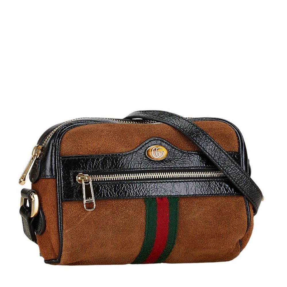 GUCCI Black Leather Shoulder Bag - Picture 3 of 10